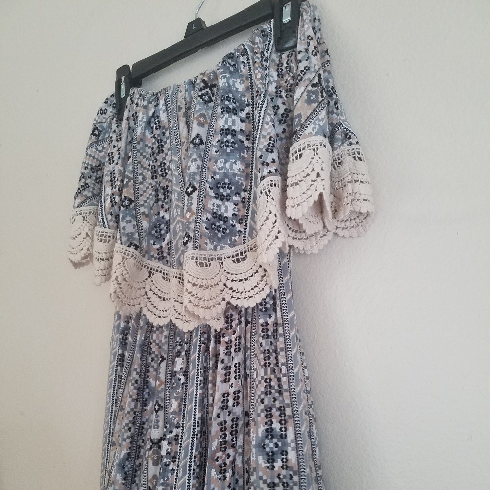 Strapless Maxi Summer Dress